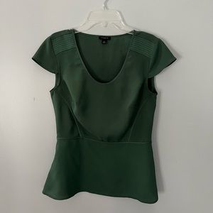 Ann Taylor green shirt